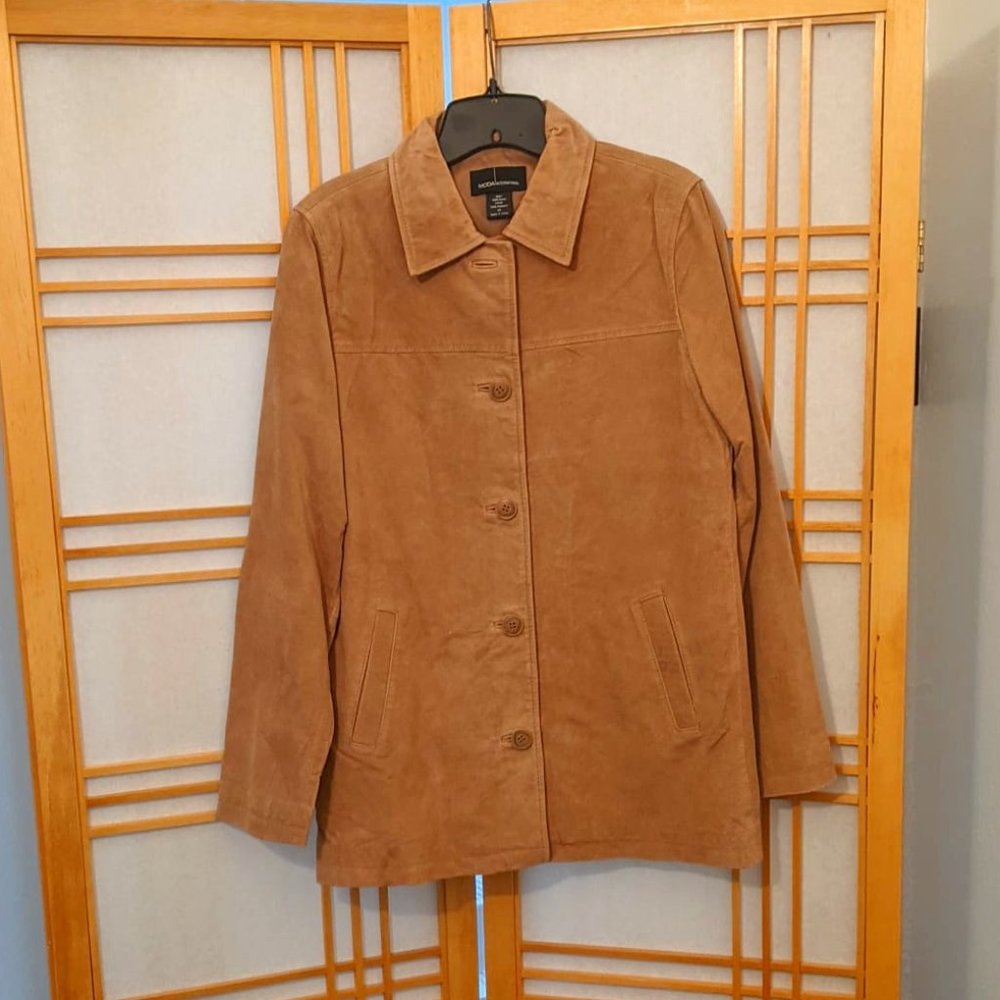 Moda International Suede Jacket/Coat -*Never Worn*